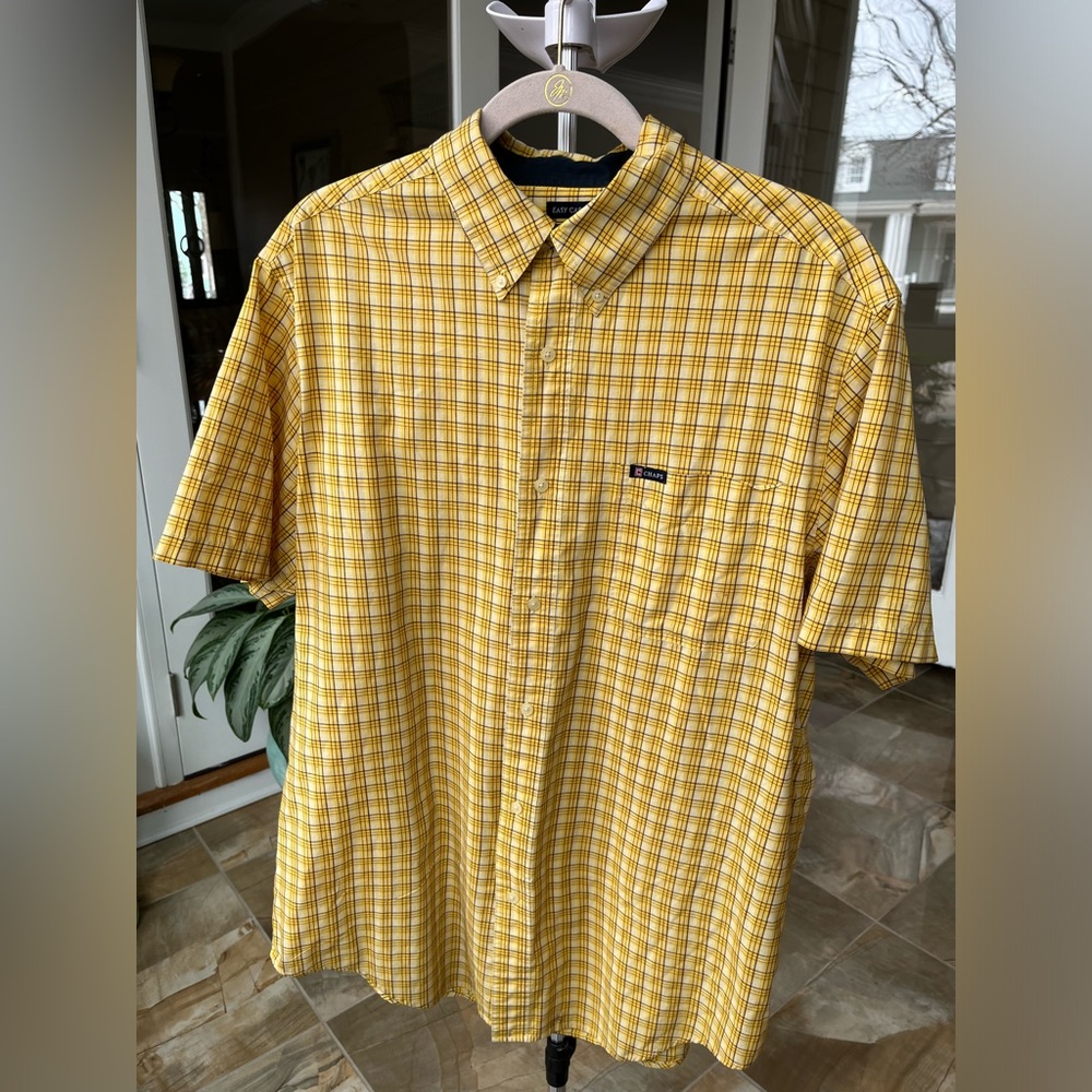 Chaps short sleeve button down shirt Size large